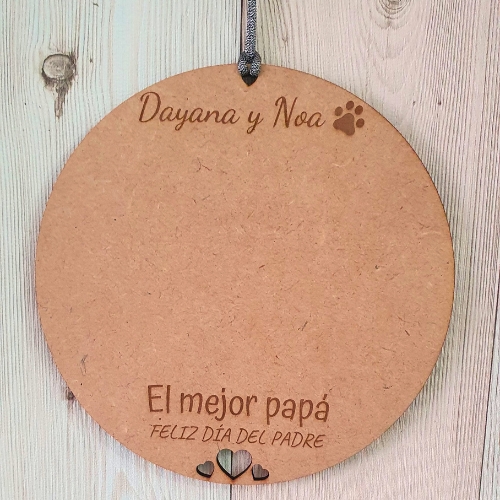 Placas madera personalizadas