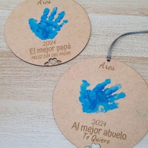 Placas madera mano