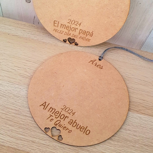 regalo abuelo placa madera