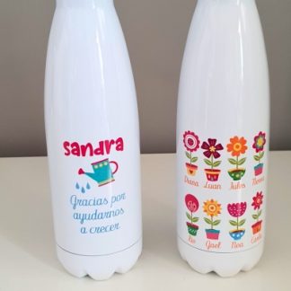 Botellas personalizadas profesores 2