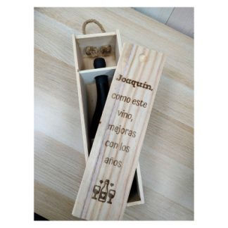 caja para botella personalizada