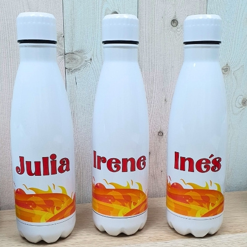 Botella Hogueras llamas