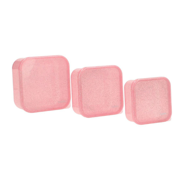 3 Cajas Almuerzo Glitter
