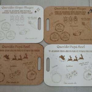 Bandeja Reyes Magos y Papa Noel